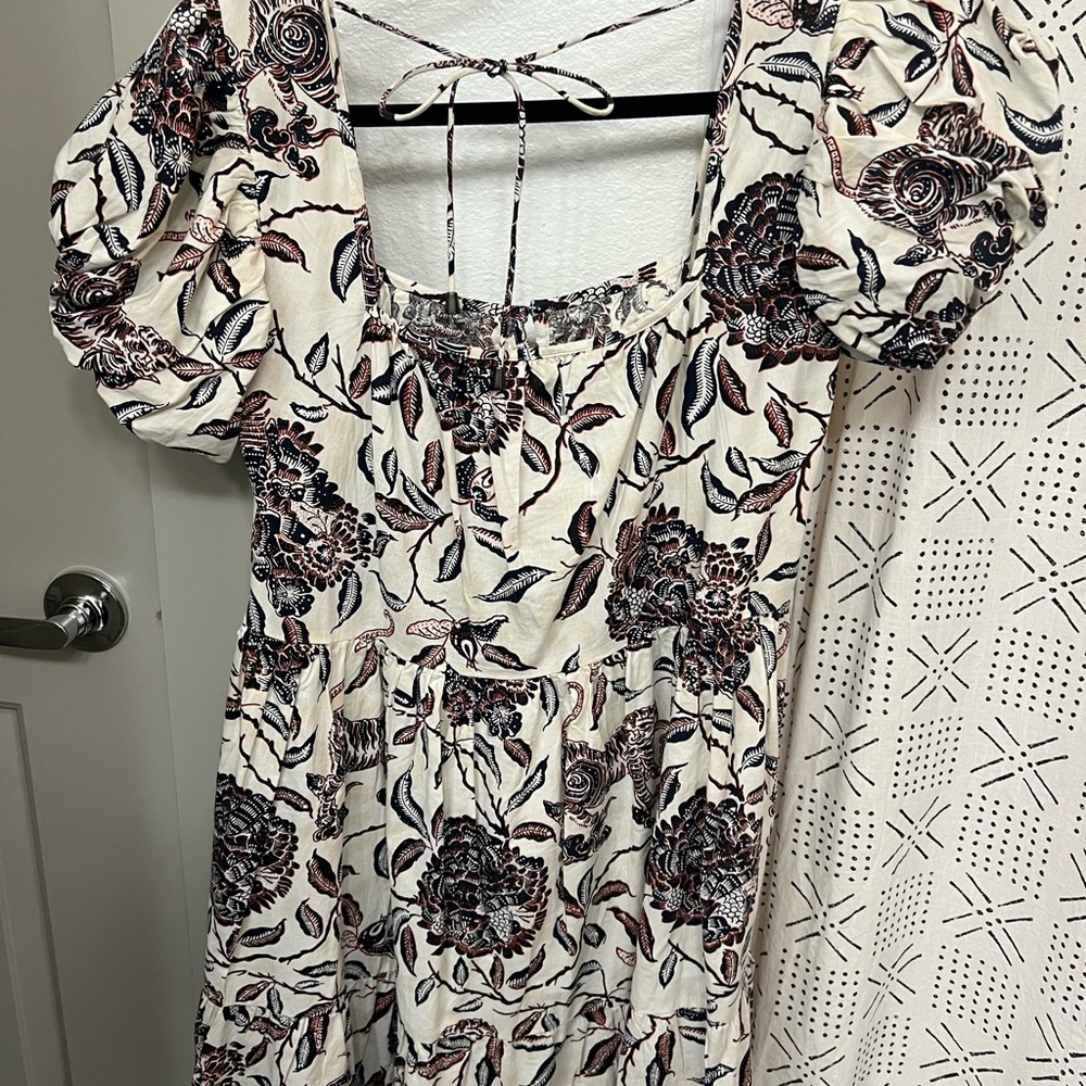 Floral Puff Sleeve Dress